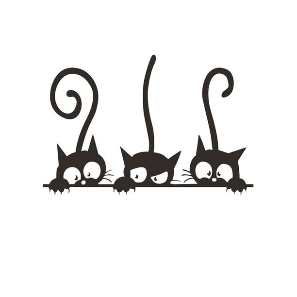 Cat Window Ornament Cartoon Peeking Sticker For Home Car Decoration Acces Cat Window Ornament Cartoon Peeking Sticker For Home Car Decoration Acces
